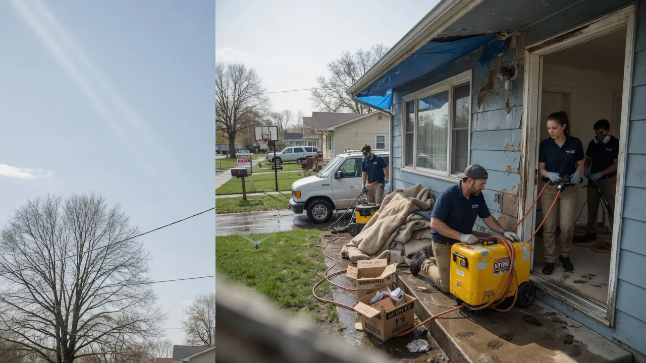 Basement Flood Cleanup in Stoughton, MA near me
